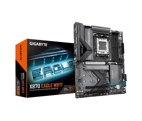 GIGABYTE MB Sc AM5 X870 EAGLE WIFI7, AMD X870, 4xDDR5, 1xHDMI, 2xUSB4, WiFi