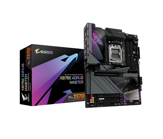 GIGABYTE MB Sc AM5 X870E AORUS MASTER, AMD X870, 4xDDR5, 2xHDMI, 2xUSB4, WiFi