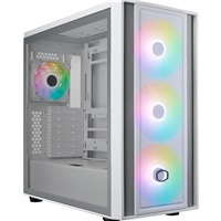 Cooler Master case MasterBox 600, ATX, Průhledná bočnice, 3x 140mm ARGB Fan, 1x 120mm ARGB Fan, ARGB Hub, Bílá