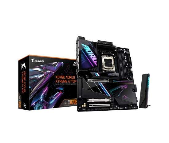 GIGABYTE MB Sc AM5 X870E A XTREME AI TOP, AMD X870, 4xDDR5, 2xHDMI, 2xUSB4, WiFi, EATX