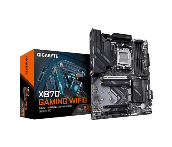 GIGABYTE MB Sc AM5 X870 GAMING WF6, AMD X870, 4xDDR5, 1xHDMI, 2xUSB4, WiFi