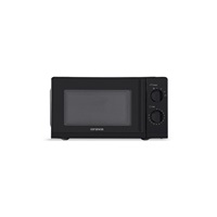 Orava mikrovlnná trouba, 700 W, 20 l, 6 úrovní mikrovlnného výkonu, černá