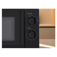 Orava mikrovlnná trouba, 700 W, 20 l, 6 úrovní mikrovlnného výkonu, černá