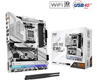 ASRock MB Sc AM5 X870 PRO RS WIFI, AMD X870, 4xDDR5, 1xHDMI, 2xUSB4, WI-FI