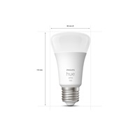BAZAR PHILIPS Hue White 9.5W 1100 E27 2ks POŠKOZENÝ OBAL