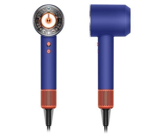 Dyson Supersonic Nural HD16 fén na vlasy, 1600 W, difuzér, 4 teploty, 3 rychlosti, vinca blue/topaz