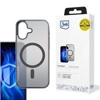 3mk ochranný kryt Frosty MagCase Black pro Apple iPhone 16 Plus