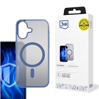 3mk ochranný kryt Frosty MagCase Blue pro Apple iPhone 16