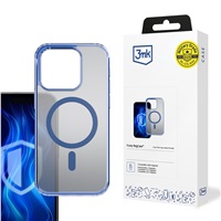 3mk ochranný kryt Frosty MagCase Blue pro Apple iPhone 16 Pro