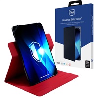 3mk ochranné pouzdro Universal Tablet Case pro tablety 9-11", Red
