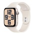Apple Watch SE (2024) GPS 40mm Starlight Aluminium Case with Starlight Sport Band - M/L