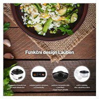 Lauben Rice Cooker Square 1000WB