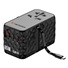 VERBATIM GaN Nabíječka do sítě s vestavěným USB-C kabelem Charge 'n' Travel, 85W, 4xUSB-C, 1xUSB
