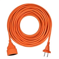 Solight 1z pohyblivý přívod - spojka, 10m, 2 x 1,5mm2, oranžová