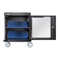 MANHATTAN nabíjecí vozík na notebooky - 32 míst, 32 portů, Až 15,6" - EU Zásuvka