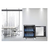 MANHATTAN nabíjecí vozík na notebooky - 32 míst, 32 portů, Až 15,6" - EU Zásuvka