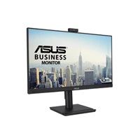 ASUS LCD 23.8" BE249QFK Video Conferencing Monitor, FHD, IPS, 100Hz, Frameless, FHD Webcam, Mic Array, Stereo Speakers