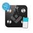 TrueLife FitScale W6 BT - Bioelektrická impedanční bluetooth váha - černá