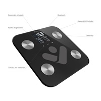 TrueLife FitScale W6 BT - Bioelektrická impedanční bluetooth váha - černá