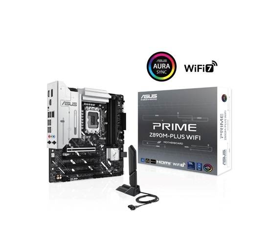 ASUS MB Sc LGA1851 PRIME Z890M-PLUS WIFI, Intel Z890, 4xDDR5, 1xDP, 1xHDMI, 1xUSB4, WI-FI, mATX