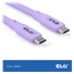 Club3D Kabel USB-C 4.0, 20Gbps, 4K60Hz, PD 240W, 2m, fialová
