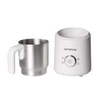 Orava elektrický zpěňovač mléka, 500 W, 4 volitelné programy, 350 ml, bílá