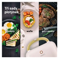 Lauben Sandwich Maker 3in1 900WW - Poškozený obal (Komplet)