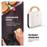 Lauben Sandwich Maker 3in1 900WW - Poškozený obal (Komplet)