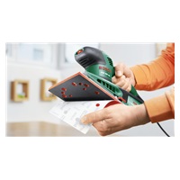 Bosch PSM 200 AES multibruska, 200 W, 6000 – 26.000 kmitů/min, pravoúhlá brusná plocha 164 cm2