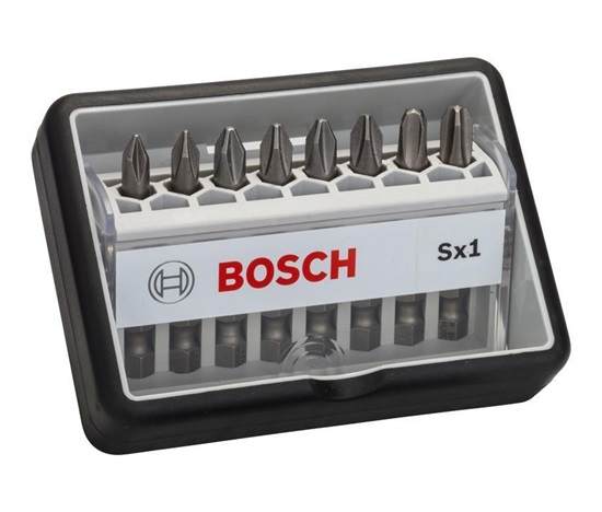 Bosch sada šroubovacích nástavců Robust Line, Sx PH, verze Extra Hard, 8 kusů