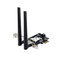 ASUS PCE-BE6500 WiFi 7 PCIe Adaptér, Bluetooth 5.4, PCIe 1x Slot, WPA3