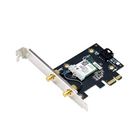 ASUS PCE-BE6500 WiFi 7 PCIe Adaptér, Bluetooth 5.4, PCIe 1x Slot, WPA3