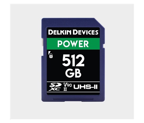 Delkin SD Power 2000X UHS-II U3 (V90) R300/W250 512GB
