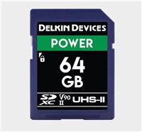Delkin SD Power 2000X UHS-II U3 (V90) R300/W250 64GB