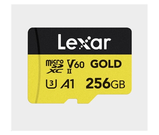 Lexar microSDXC GOLD UHS-II/C10/A1/U3 R280/W100 (60) 256GB