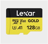 Lexar microSDXC GOLD UHS-II/C10/A1/U3 R280/W100 (V60) 128GB