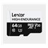 Lexar microSDXC High-Endurance UHS-I/U3/10 R100/W35 (V30) 64GB
