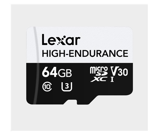 Lexar microSDXC High-Endurance UHS-I/U3/10 R100/W35 (V30) 64GB