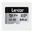 Lexar microSDXC Professional SILVER Plus UHS-I/U3/A2/4K R205/W100 (V30) 64GB