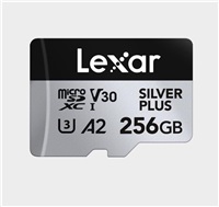 Lexar microSDXC Professional SILVER Plus UHS-I/U3/A2/4K R205/W150 (V30) 256GB