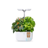 Véritable Exky SMART  - Automatický květináč s regulací osvětlení, bílá + 2 bylinkové náplně