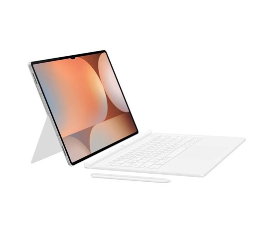 Samsung pouzdro s klávesnicí EF-DX925UWE pro Galaxy Tab S9 Ultra/S10 Ultra, bílá