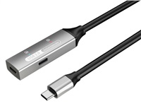 PREMIUMCORD USB-C repeater a prodlužovací kabel Male-Female, 5Gbps Aluminium 10m