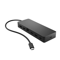Univerzálny multiportový rozbočovač HP USB-C (2x USB-A 3.2, 1xUSB-C, 1xDDMI 2.0, 1xDP 1.2, USB-C 65W, RJ45, bez napájania