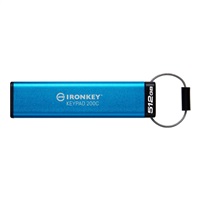 Kingston Flash Disk IronKey 512GB USB-C IronKey Keypad 200C, FIPS 140-3 Lvl 3 (Pending) AES-256