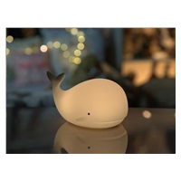 Rabbit & Friends Dotyková lampička velryba s ovládáním