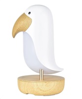 Rabbit & Friends Lampička ptáček s reproduktorem | Bílá