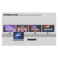 i-tec Universal 5x 4K Display Docking Station, Power Delivery 100W