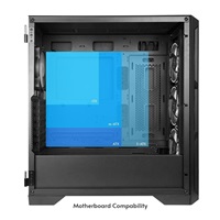 CHIEFTEC skříň APEX, E-ATX, 1x USB-C 3.2, 2x USB 3.0, 4x 120mm ARGB Fan, ARGB Hub, černá