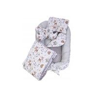 Set do postýlky - 7dílná sada Lesní zvířátka s teepee